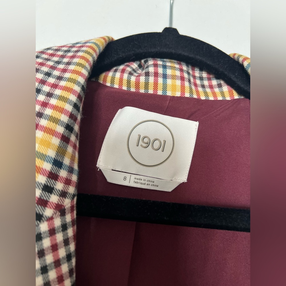 1901 Multicolor Checkered Jacket - image 3